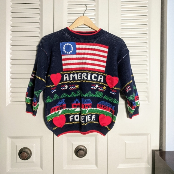 Vintage 80s SweaterLoft Sweater Made in U.S.A Size Petite Small 100% cotton - Picture 2 of 5